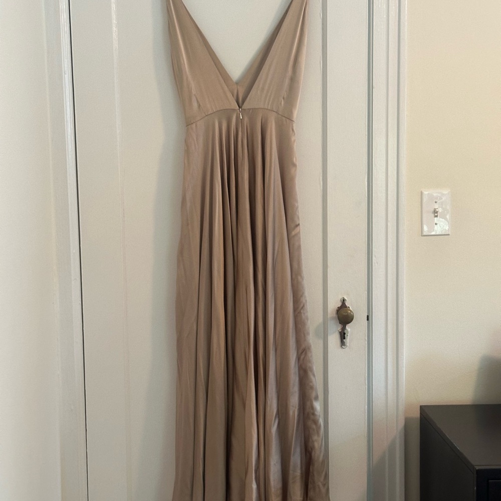 Elegant Cream Maxi Dress